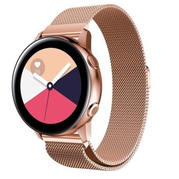   Samsung Galaxy Watch Active SM-R500 FémSzíj - Pótszíj Mágneses Rózsaarany