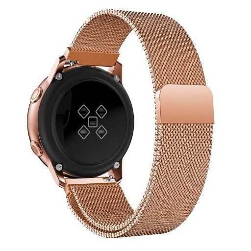 Samsung Galaxy Watch Active SM-R500 FémSzíj - Pótszíj Mágneses Rózsaarany