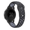 Samsung Galaxy Watch Active Óraszíj - Pótszíj SM-R500 Szilikon Hollow Style Lyukacsos Fekete/Kék