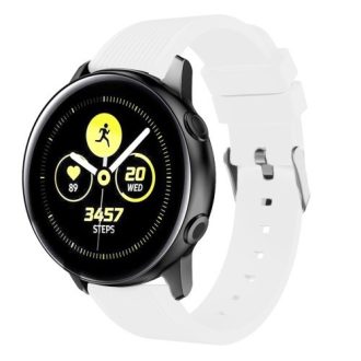   Szilikon Óraszíj - Pótszíj Samsung Galaxy Active SM-R500 Sport Style Series Fehér