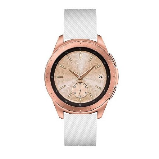 Samsung Galaxy Watch 42mm Szíj Sport Style Series Szilikon Pótszíj Fehér