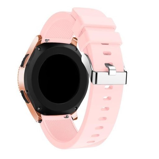 Samsung Galaxy Watch 42mm Szíj Sport Style Series Szilikon Pótszíj Rózsaszín