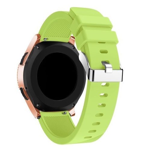 Samsung Galaxy Watch 42mm Szíj Sport Style Series Szilikon Pótszíj Zöld