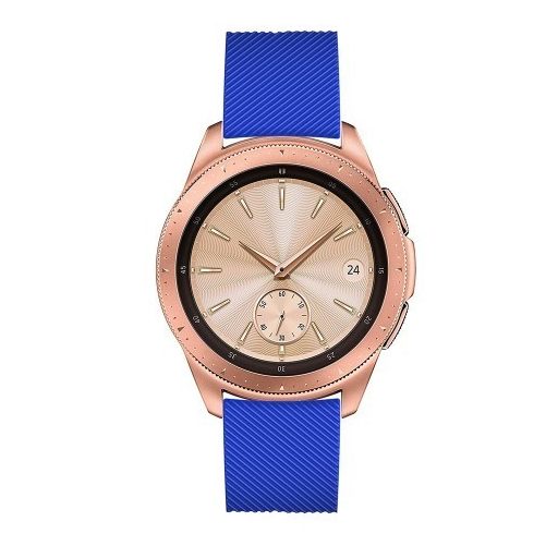 Samsung Galaxy Watch 42mm Szíj Sport Style Series Szilikon Pótszíj Világoskék