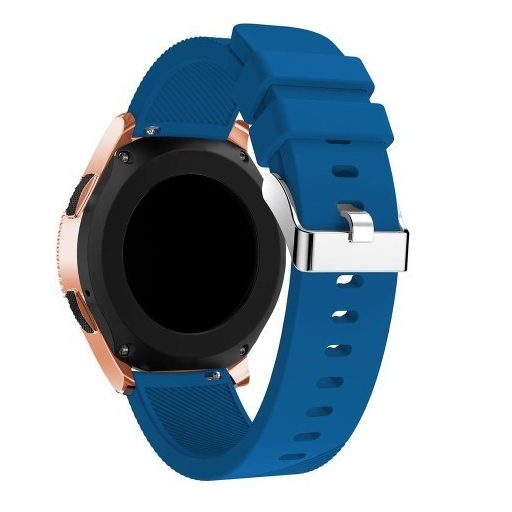 Samsung Galaxy Watch 42mm Szíj Sport Style Series Szilikon Pótszíj Sötétkék
