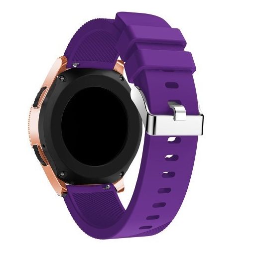 Samsung Galaxy Watch 42mm Szíj Sport Style Series Szilikon Pótszíj Lila