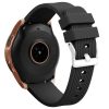 Samsung Galaxy Watch 42mm Óraszíj - Pótszíj Szilikon Stripe Texture Style RMPACK Fekete