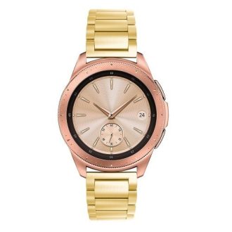   Samsung Galaxy Watch 42mm Pótszíj Fémszíj Óraszíj - Arany