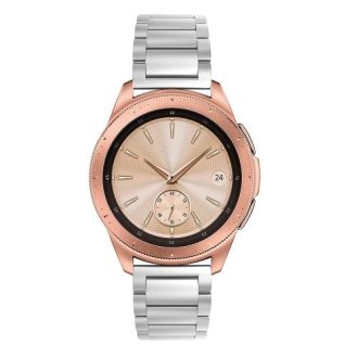   Samsung Galaxy Watch 42mm Pótszíj Fémszíj Óraszíj - Ezüst