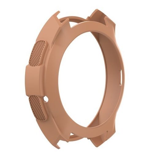 Samsung Galaxy Watch 42mm Szilikon Tok - Keretvédelemmel Arany