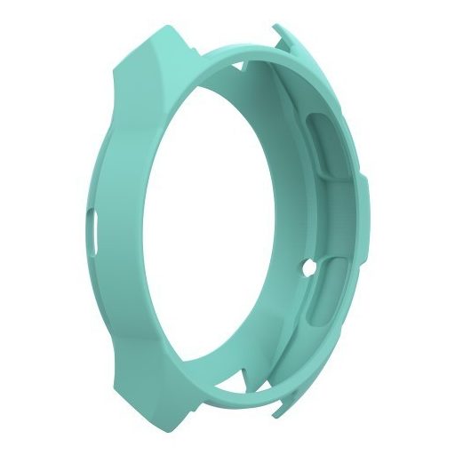 Samsung Galaxy Watch 42mm Szilikon Tok - Keretvédelemmel Cián