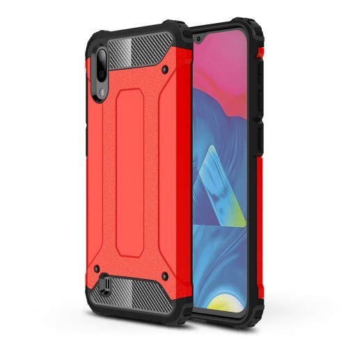 Samsung Galaxy M10 Ütésálló Armor Tok Guard Series 2in1 Piros