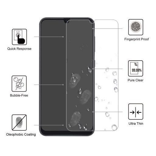 Samsung Galaxy M30 Kijelzővédő Üveg - Tempered Glass M30 A20 A30 A50