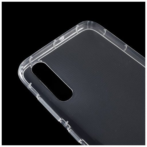 Samsung Galaxy A70 Ütésálló Szilikon Tok Shock TPU GEL Series Áttetsző