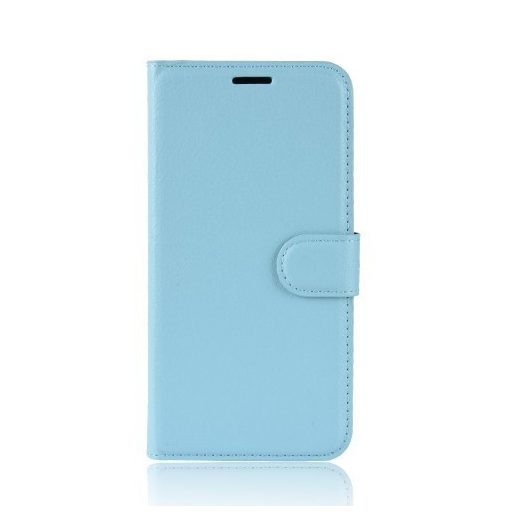 Samsung Galaxy A20e Notesz Tok Business Series Kitámasztható Bankkártyatartóval Világoskék
