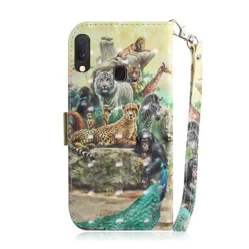 Samsung Galaxy A20e Tok Bankkártyatartóval Notesz Mintás Kitámasztható -RMPACK- SummerSeries SS04