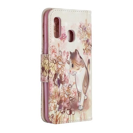 Samsung Galaxy A20e Tok Bankkártyatartóval Notesz Mintás Kitámasztható -RMPACK- Life&Dreams LD03