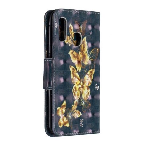 Samsung Galaxy A20e Tok Bankkártyatartóval Notesz Mintás Kitámasztható -RMPACK- Life&Dreams LD07