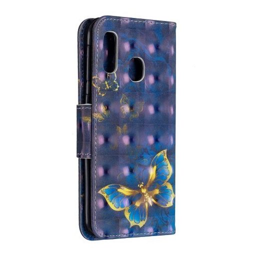 Samsung Galaxy A20e Tok Bankkártyatartóval Notesz Mintás Kitámasztható -RMPACK- Life&Dreams LD08