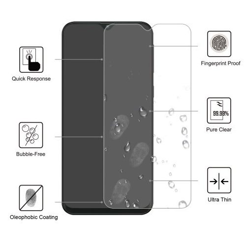 Samsung Galaxy A10 Tempered Glass - Képernyővédő Üveg 0.25mm