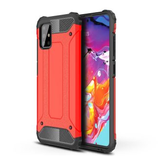   RMPACK Samsung Galaxy A51 Ütésálló Armor Tok Guard Series 2in1 Piros