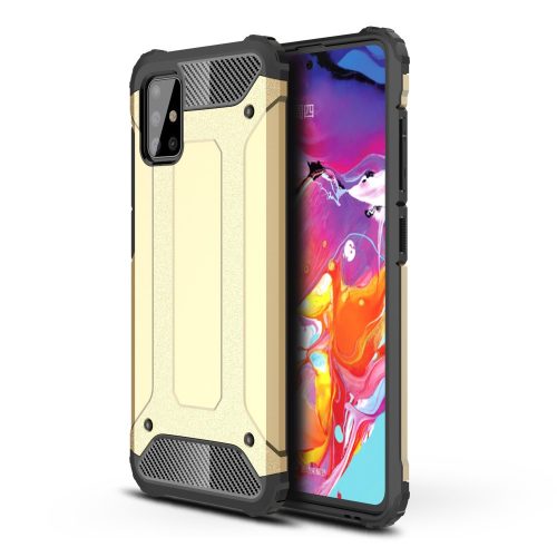 RMPACK Samsung Galaxy A51 Ütésálló Armor Tok Guard Series 2in1 Arany