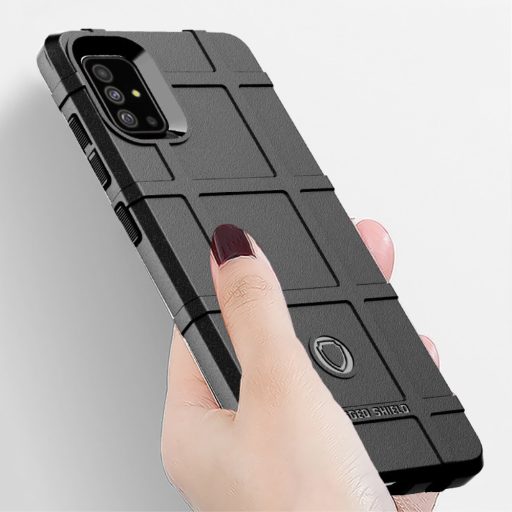 RMPACK Samsung Galaxy A51 Ütésálló Tok Anti-Shock Series Rugged Shield -RMPACK- Fekete