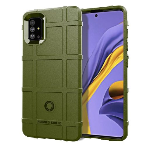 RMPACK Samsung Galaxy A51 Ütésálló Tok Anti-Shock Series Rugged Shield -RMPACK- KatonaZöld