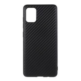   RMPACK Samsung Galaxy A51 Karbon Mintás Szilikon Tok TPU Fekete
