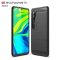 RMPACK Xiaomi Mi Note 10 / Mi Note 10 Pro Szilikon Tok Ütésállókivitel Karbon Mintázattal Fekete