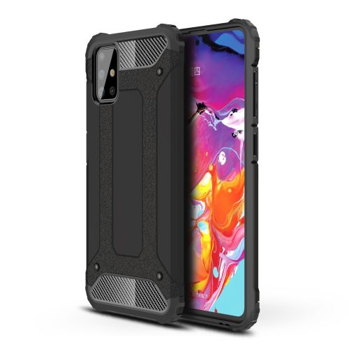 RMPACK Samsung Galaxy A71 Ütésálló Armor Tok Guard Series 2in1 Fekete