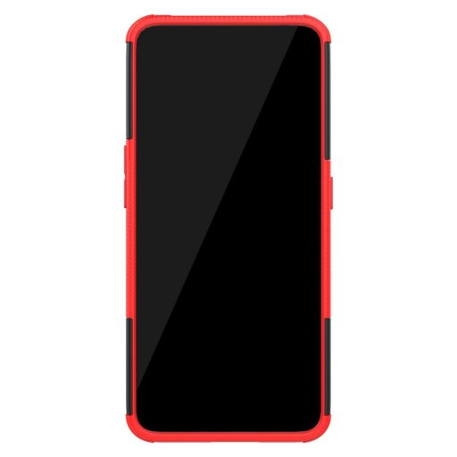 RMPACK Samsung Galaxy A80 Ütésálló Tok Kitámasztható 2in1 Hybrid Piros