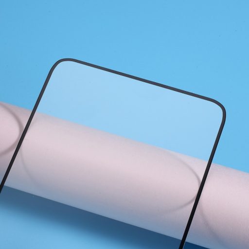 Samsung Galaxy A80 Kijelzővédő Üveg - Tempered Glass -FULL 3D- Fekete