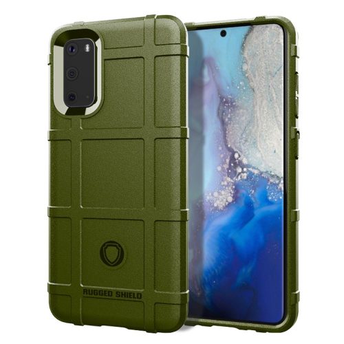 RMPACK Samsung Galaxy S20 Ütésálló Tok Anti-Shock Series Rugged Shield -RMPACK- KatonaZöld