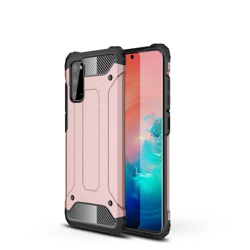 RMPACK Samsung Galaxy S20 Ütésálló Armor Tok Guard Series 2in1 Rózsaarany