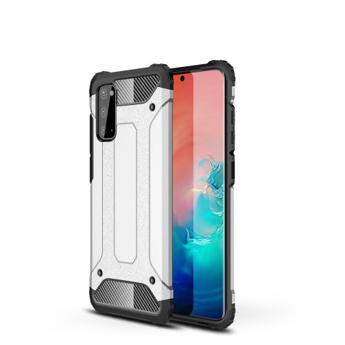 RMPACK Samsung Galaxy S20 Ütésálló Armor Tok Guard Series 2in1 Ezüst