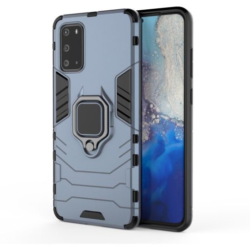 RMPACK Samsung Galaxy S20 Ütésálló Tok Ring Armor 2in1 TPU Hybrid Kék