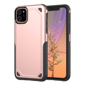   RMPACK iPhone 11 Tok Rugged Armor Ütésálló 2in1 Hybrid Plastic Rózsaarany