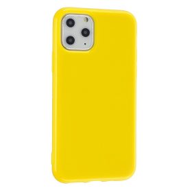   RMPACK iPhone 11 Szilikon Tok Glossy - Fényes Soft TPU Sárga