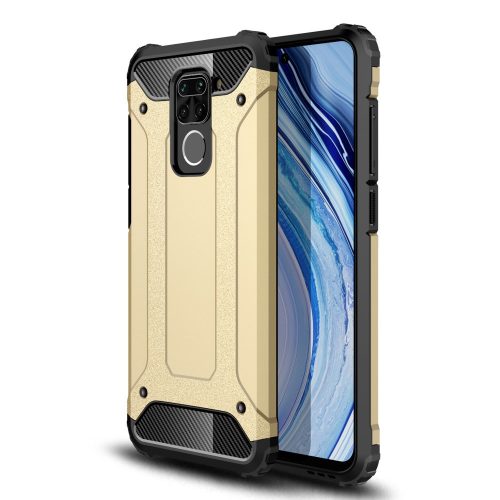 RMPACK Xiaomi Redmi Note 9 Ütésálló Armor Tok Guard Series 2in1 Arany