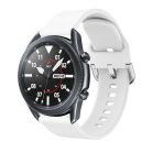 RMPACK Samsung Galaxy Watch 3 45mm Óraszíj Pótszíj Okosóra Szíj Szilikon Nature Fehér