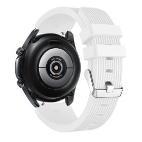   RMPACK Samsung Galaxy Watch 3 45mm Pótszíj Okosóra Szíj Óraszíj Szilikon Sport Style Fehér