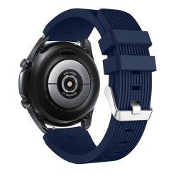  RMPACK Samsung Galaxy Watch 3 45mm Pótszíj Okosóra Szíj Óraszíj Szilikon Sport Style Sötétkék