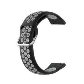   RMPACK Samsung Galaxy Watch 3 45mm Okosóra Szíj Pótszíj Óraszíj Hollow Style Fekete/Szürke