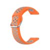 RMPACK Samsung Galaxy Watch 3 45mm Okosóra Szíj Pótszíj Óraszíj Hollow Style Narancssárga/Szürke