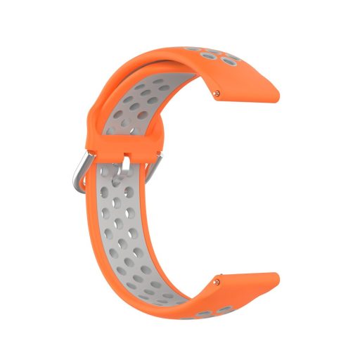 RMPACK Samsung Galaxy Watch 3 41mm Okosóra Szíj Pótszíj Óraszíj Hollow Style Narancssárga/Szürke