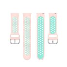 RMPACK Samsung Galaxy Watch 3 41mm Okosóra Szíj Pótszíj Óraszíj Hollow Style Rózsaszín/Cián