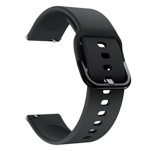 RMPACK Samsung Galaxy Watch 3 41mm Óraszíj Pótszíj Okosóra Szíj Szilikon Nature Fekete