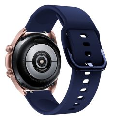   RMPACK Samsung Galaxy Watch 3 41mm Óraszíj Pótszíj Okosóra Szíj Szilikon Nature SötétKék