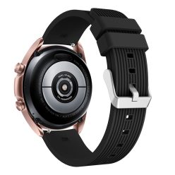   RMPACK Samsung Galaxy Watch 3 41mm Pótszíj Okosóra Szíj Óraszíj Szilikon Sport Style Fekete